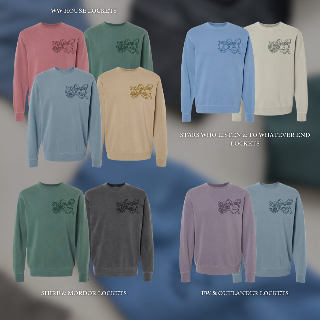 To Whatever End Locket Crewneck