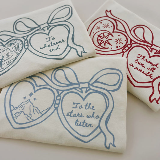 Printed Love is Possible Locket Tee