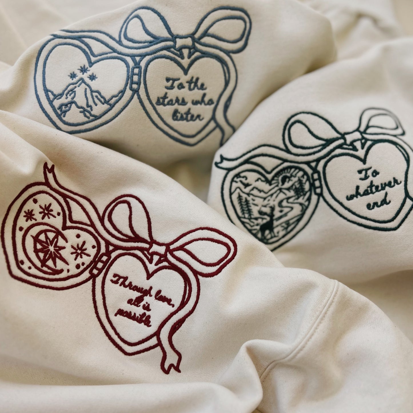 Stars who Listen Locket Crewneck