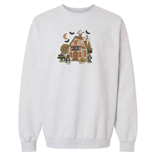 Haunted Library Crewneck