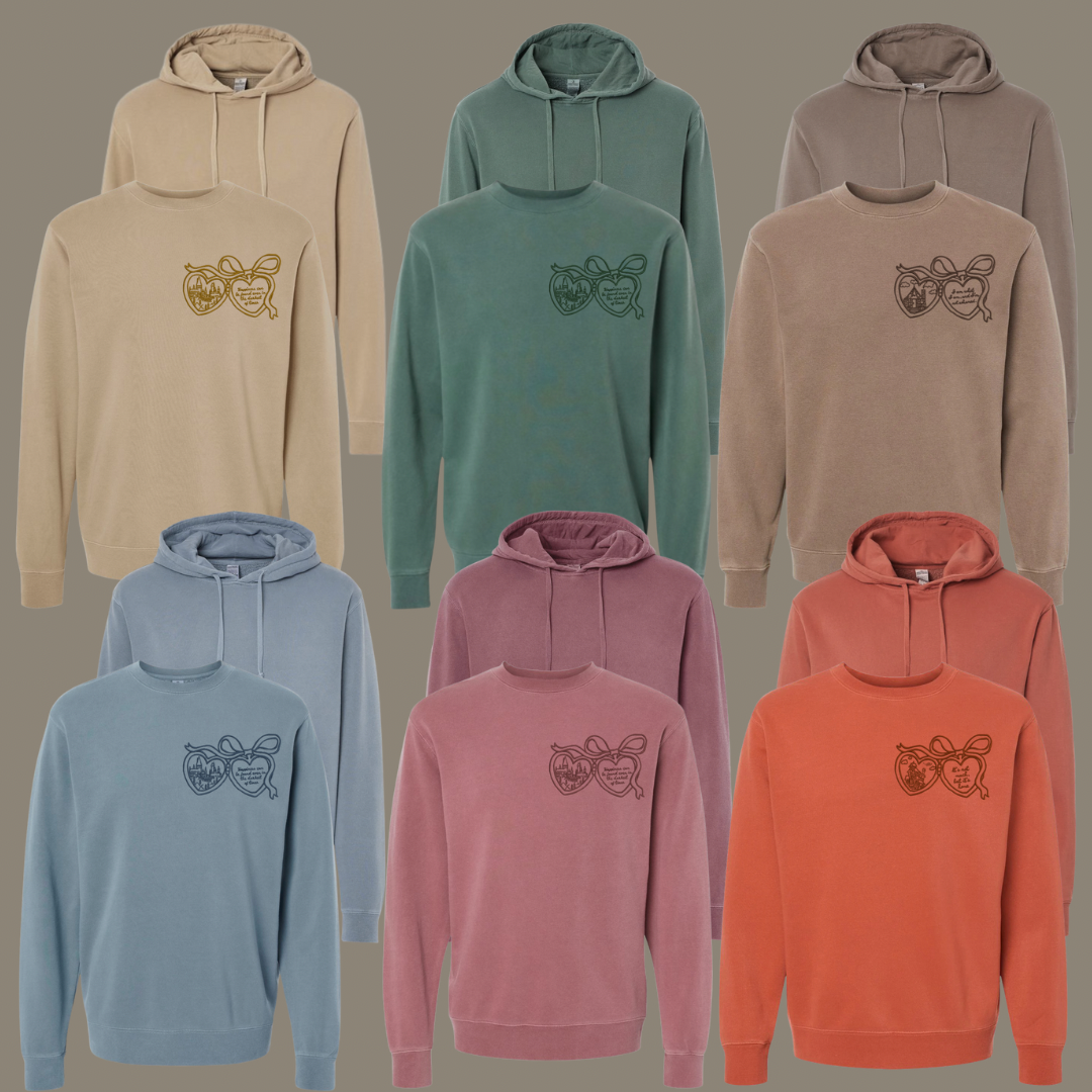 Hagrid’s Hut Locket Crewneck & Hoodie