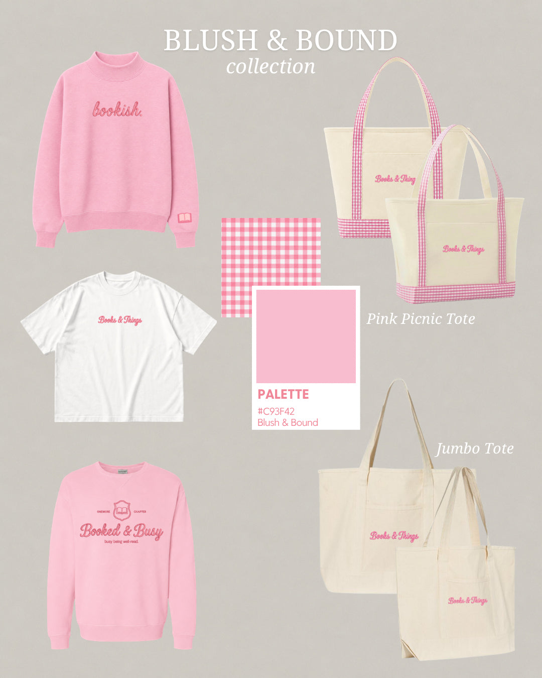 Books & Things Oversized Tote
