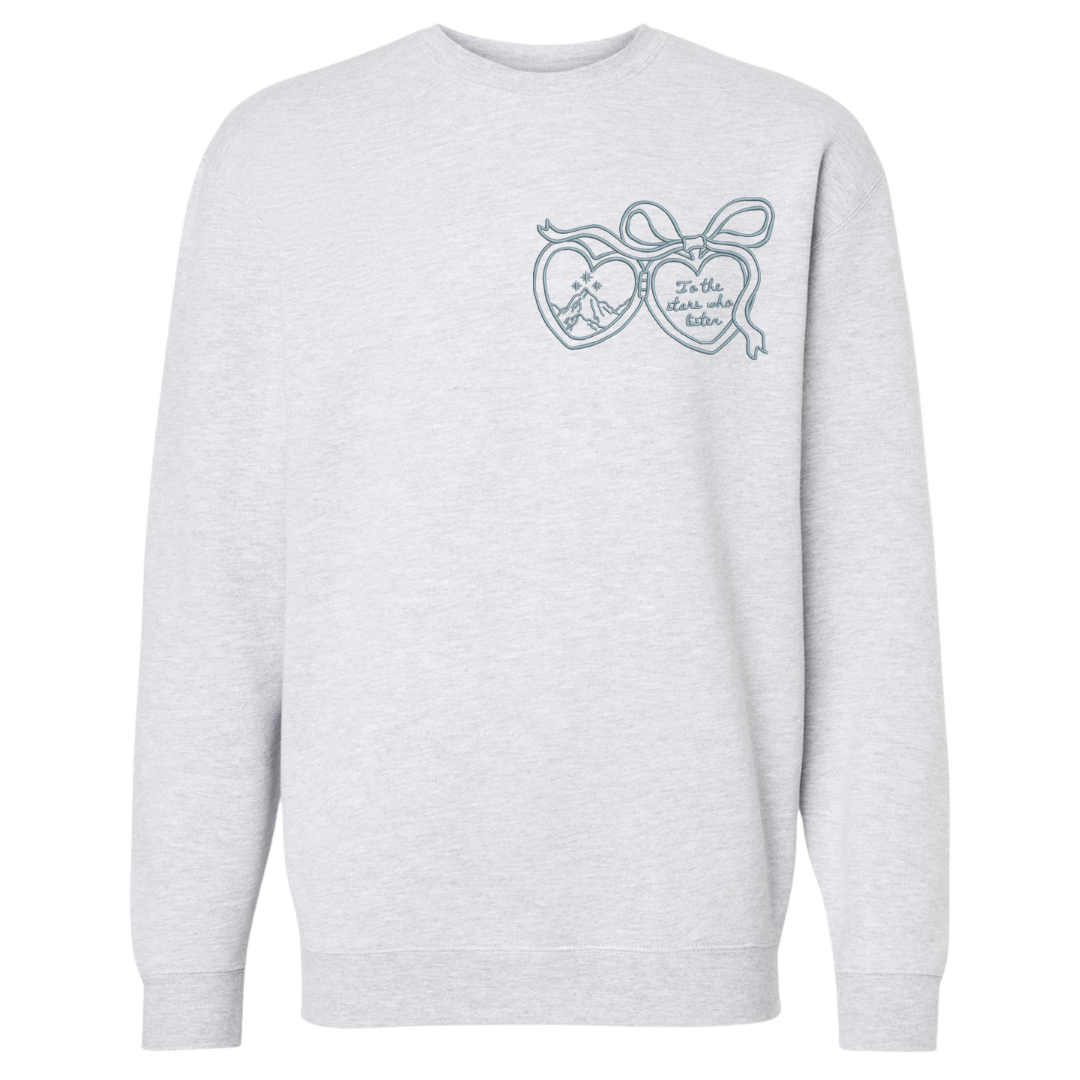 Stars who Listen Locket Crewneck