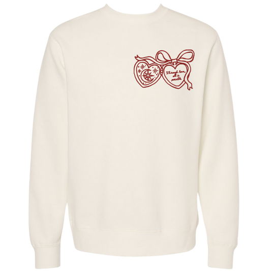 Love is Possible Locket Crewneck
