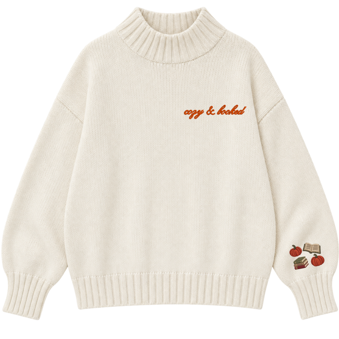 Rollneck Sweater Cozy & Booked