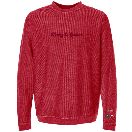 Merry & Booked Corduroy Crewneck