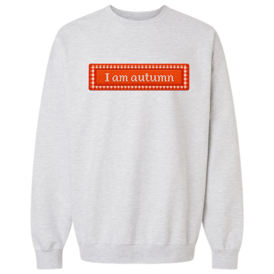 Appliqué I am an autumn crewneck