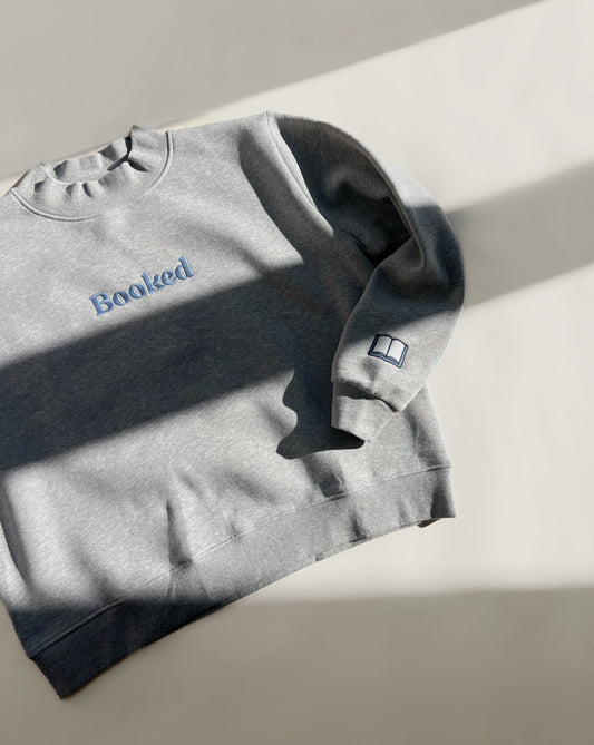 Booked Mock-neck Crewneck