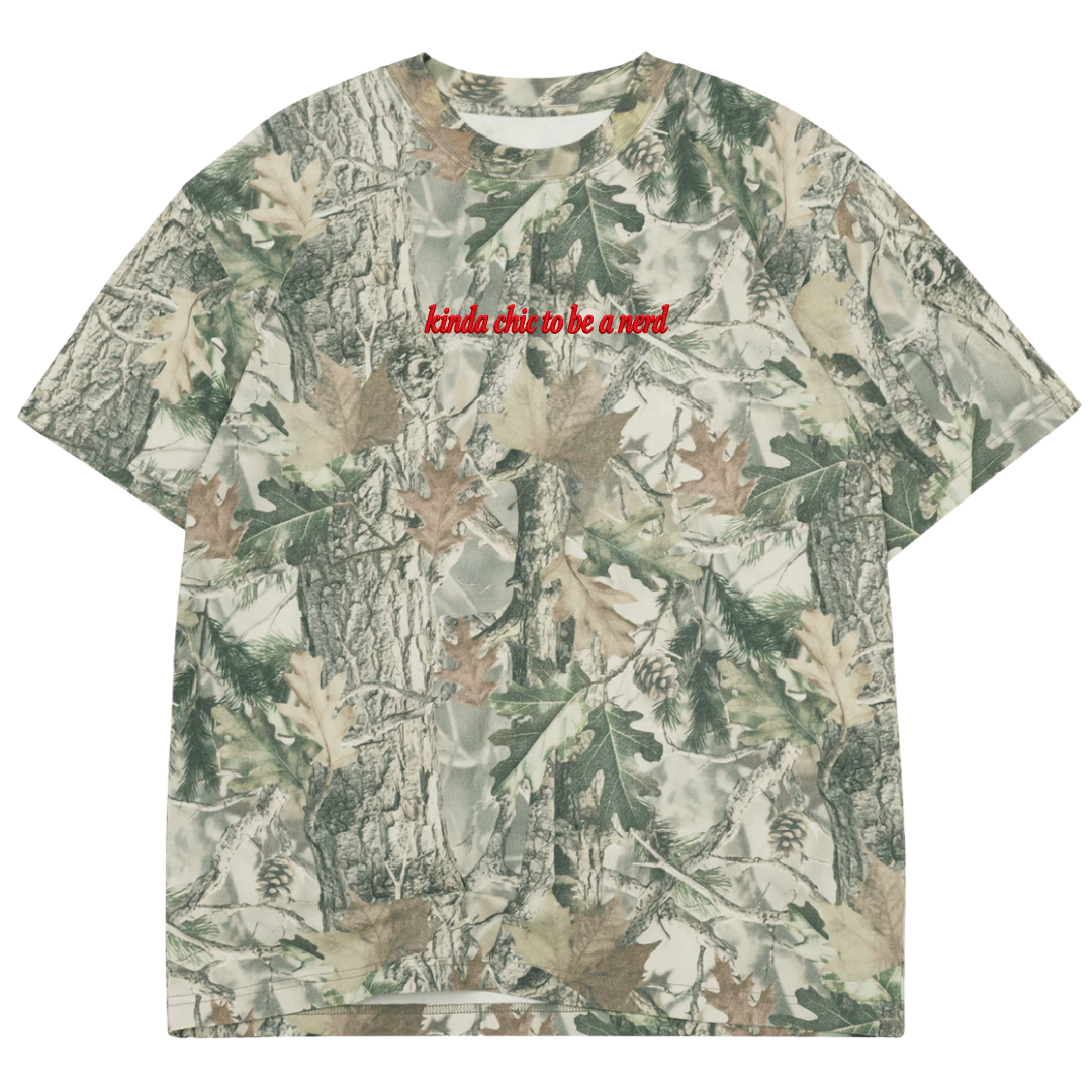 Camo Kinda Chic Oversized Tee