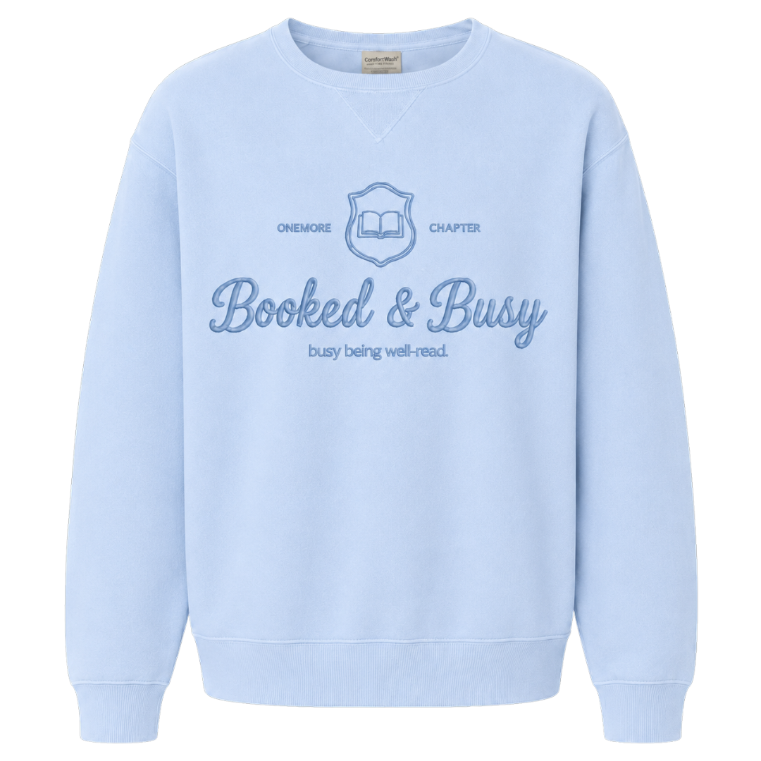Booked & Busy Crewneck