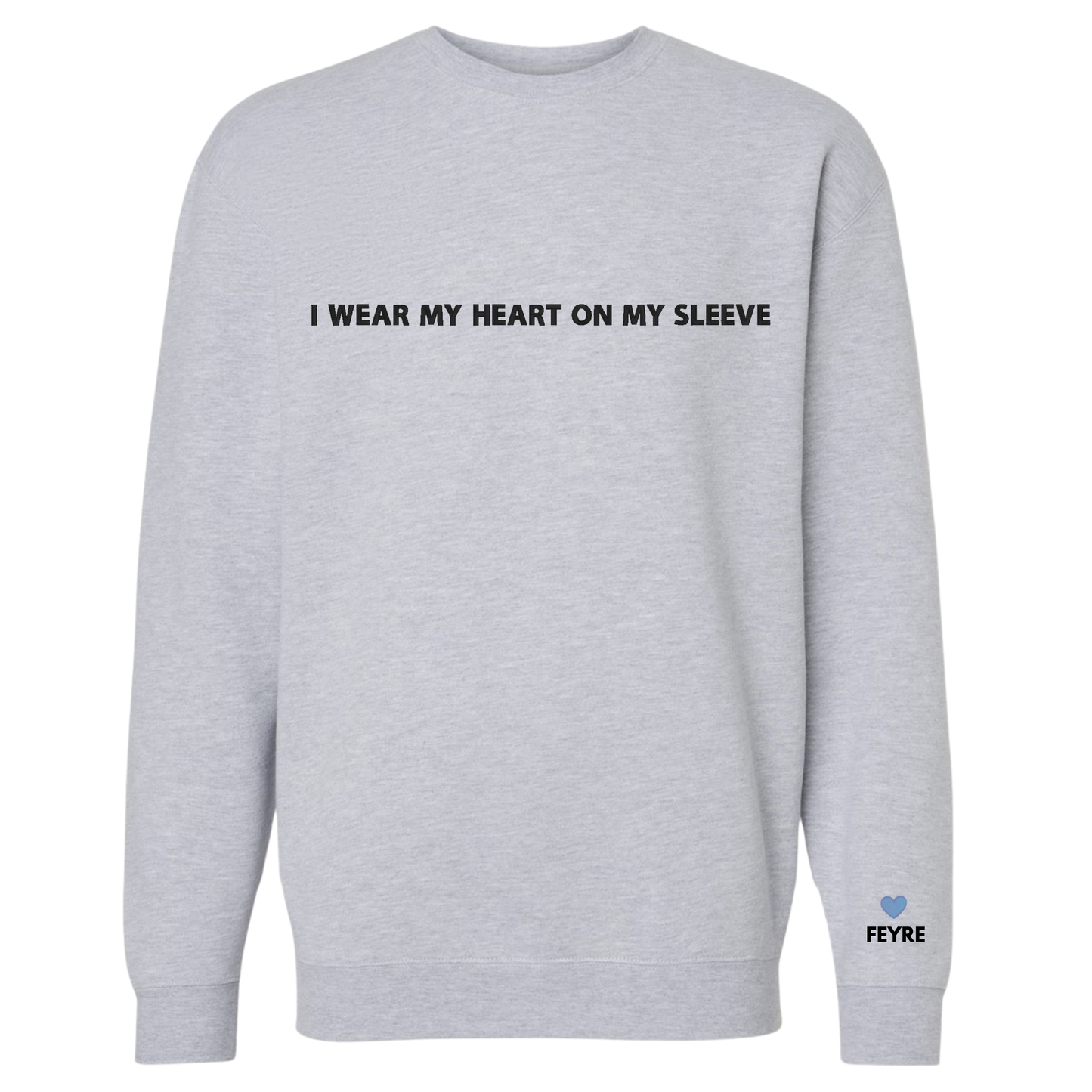 Maas Heart On My Sleeve Crewnecks