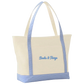 Books & Things Gingham Tote