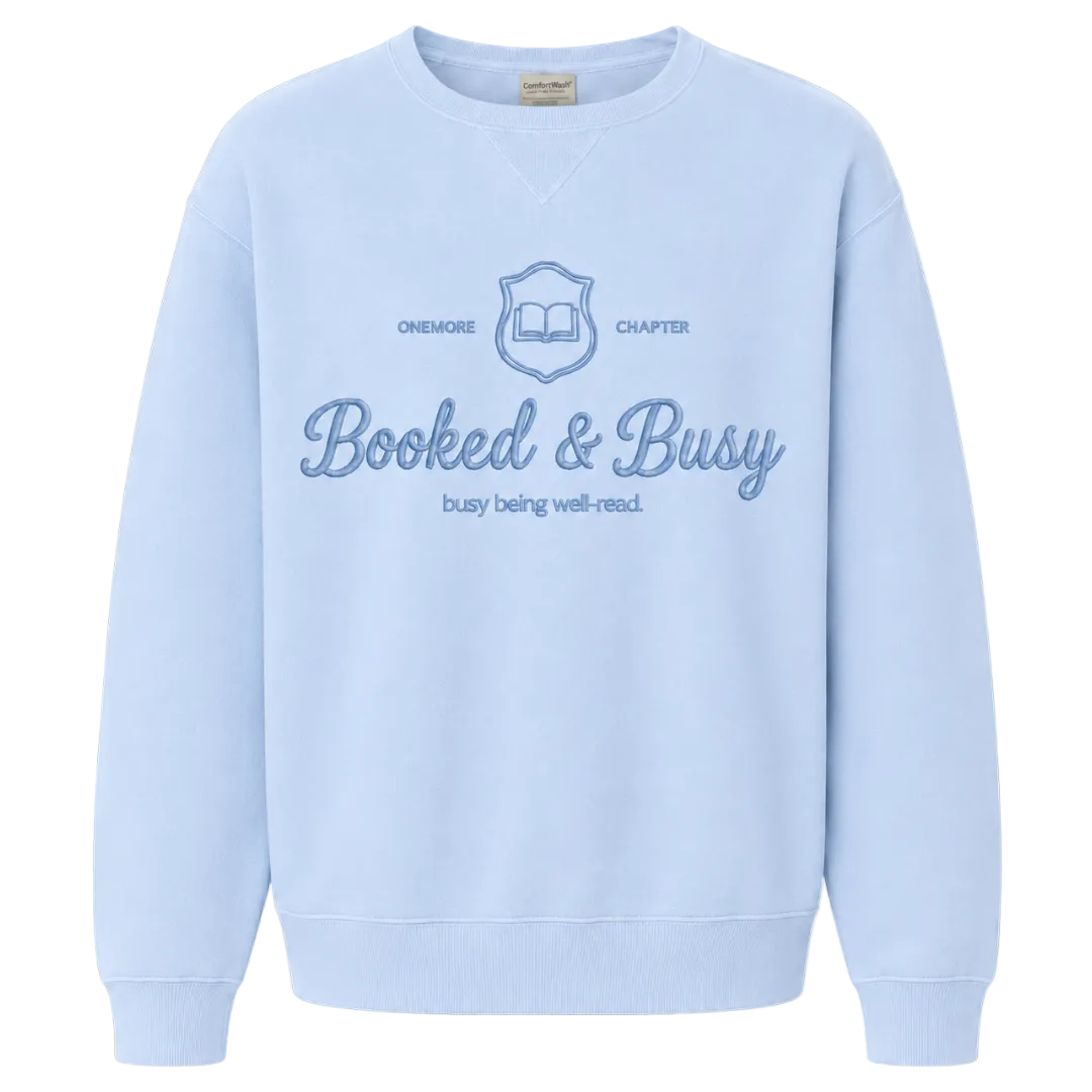Booked & Busy Crewneck