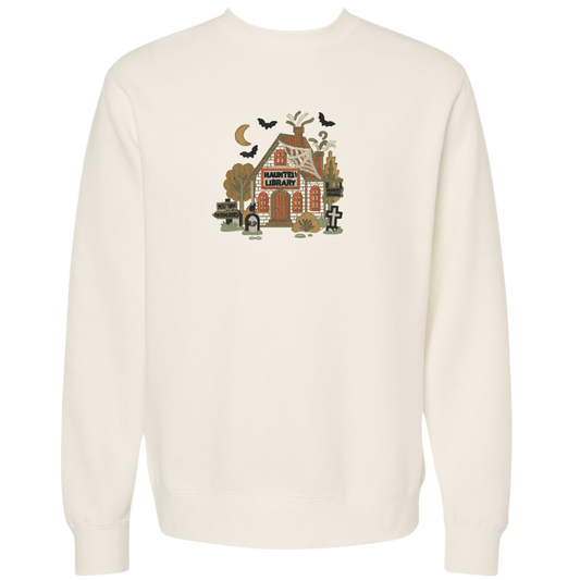 Haunted Library Crewneck
