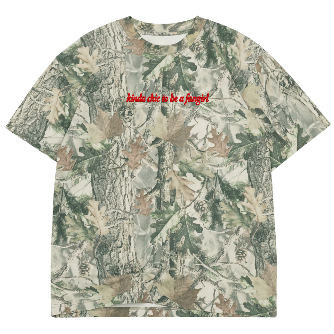 Camo Kinda Chic Oversized Tee