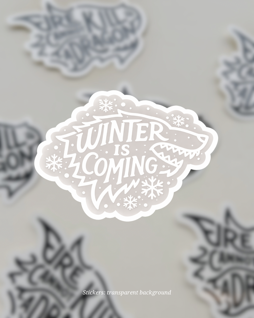 Winter is Coming Sticker