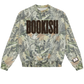 Printed Bookish Camo Crewnecks