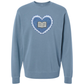 Appliqué Heart Books Crewneck