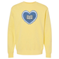Appliqué Heart Books Crewneck