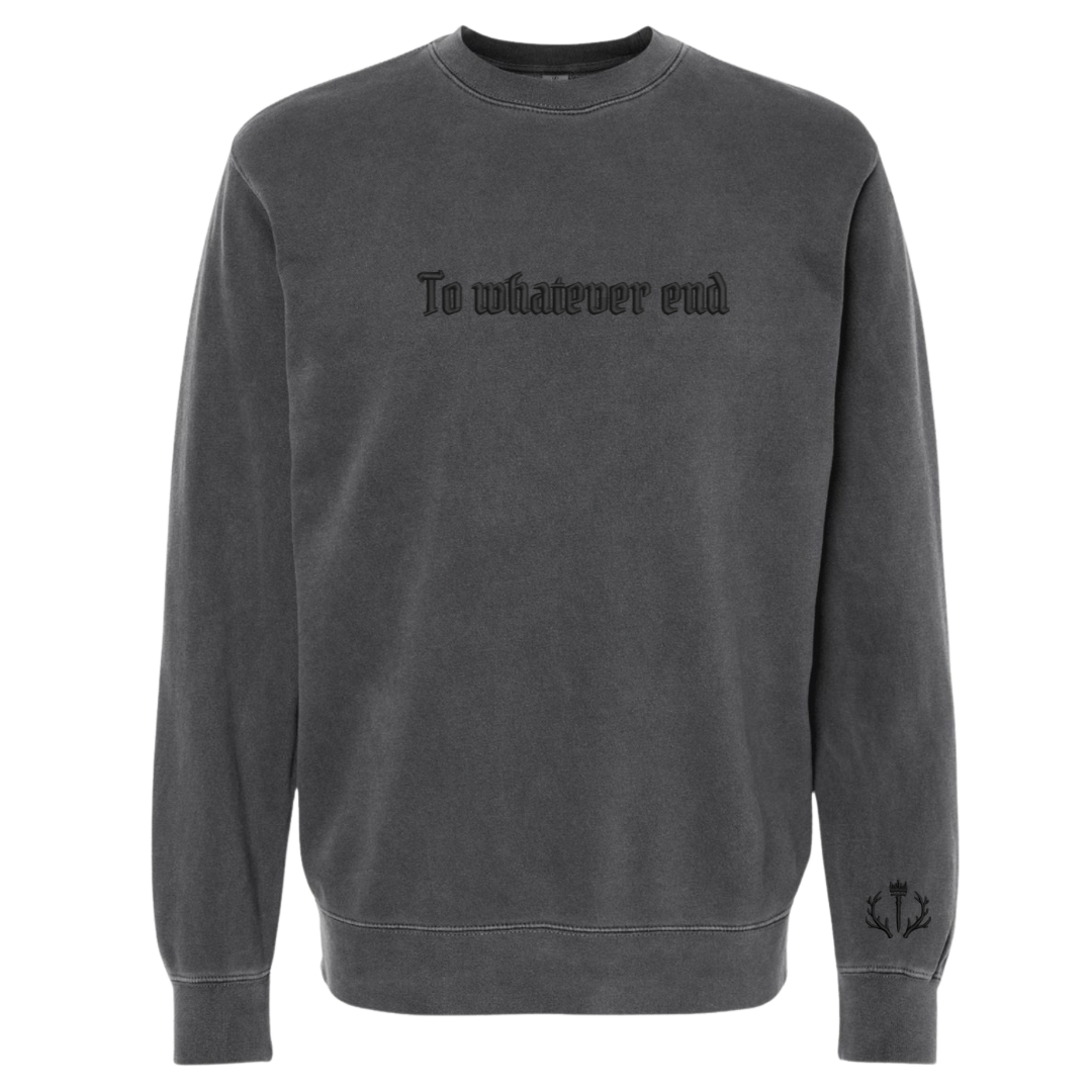 To Whatever End Literary Lines Crewneck