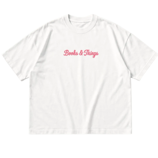 Books & Things Oversized Boxy Tee