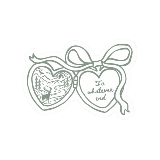 To Whatever End Sticker