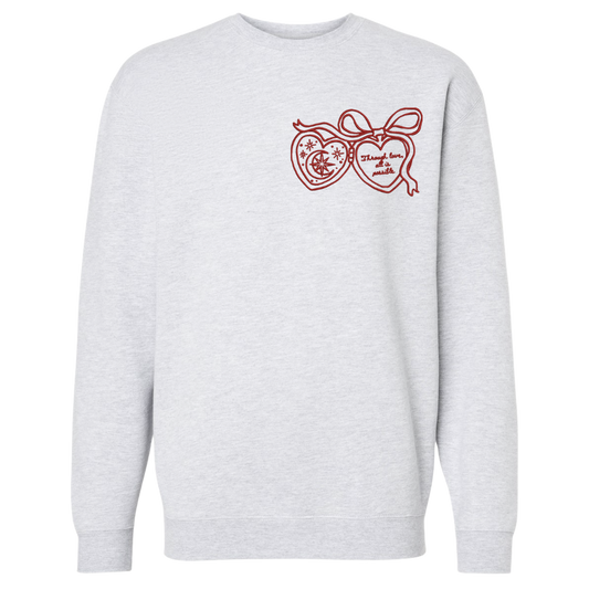 Love is Possible Locket Crewneck