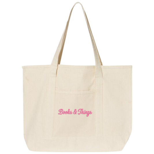 Books & Things Oversized Tote
