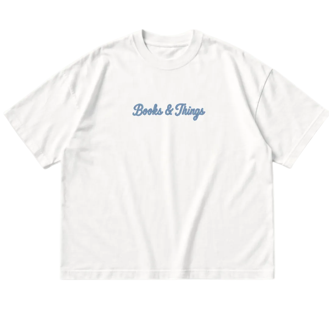 Books & Things Oversized Boxy Tee
