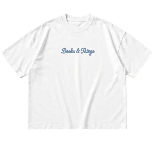 Books & Things Oversized Boxy Tee