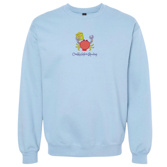 Crabby Before Reading Crewneck