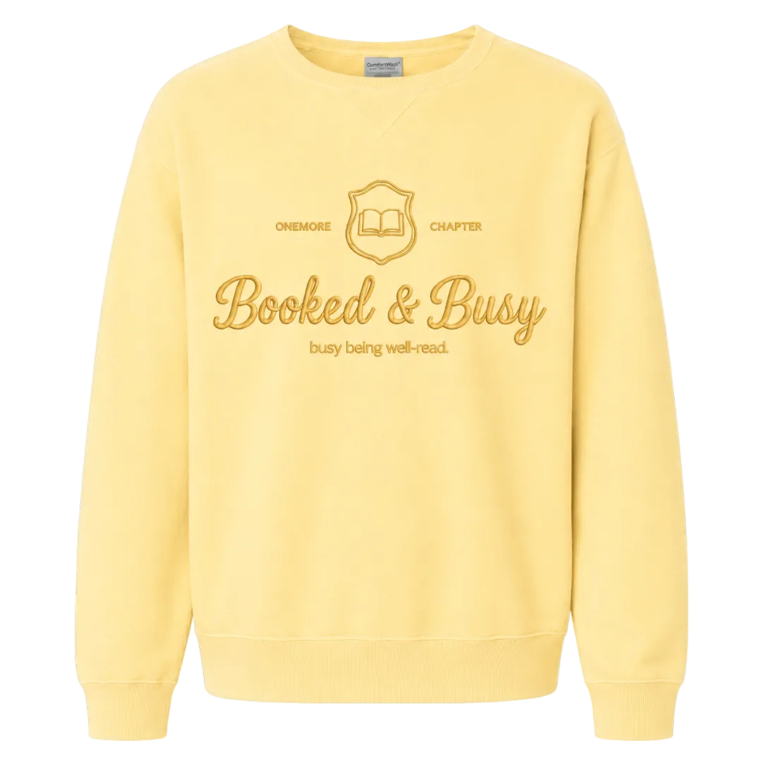 Booked & Busy Crewneck