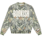 Printed Bookish Camo Crewnecks