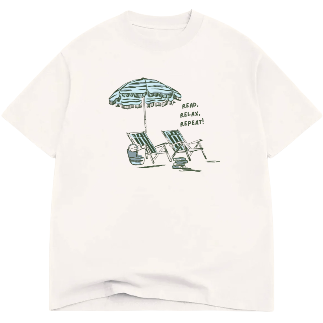 Read, Relax, Repeat! Boxy Tee