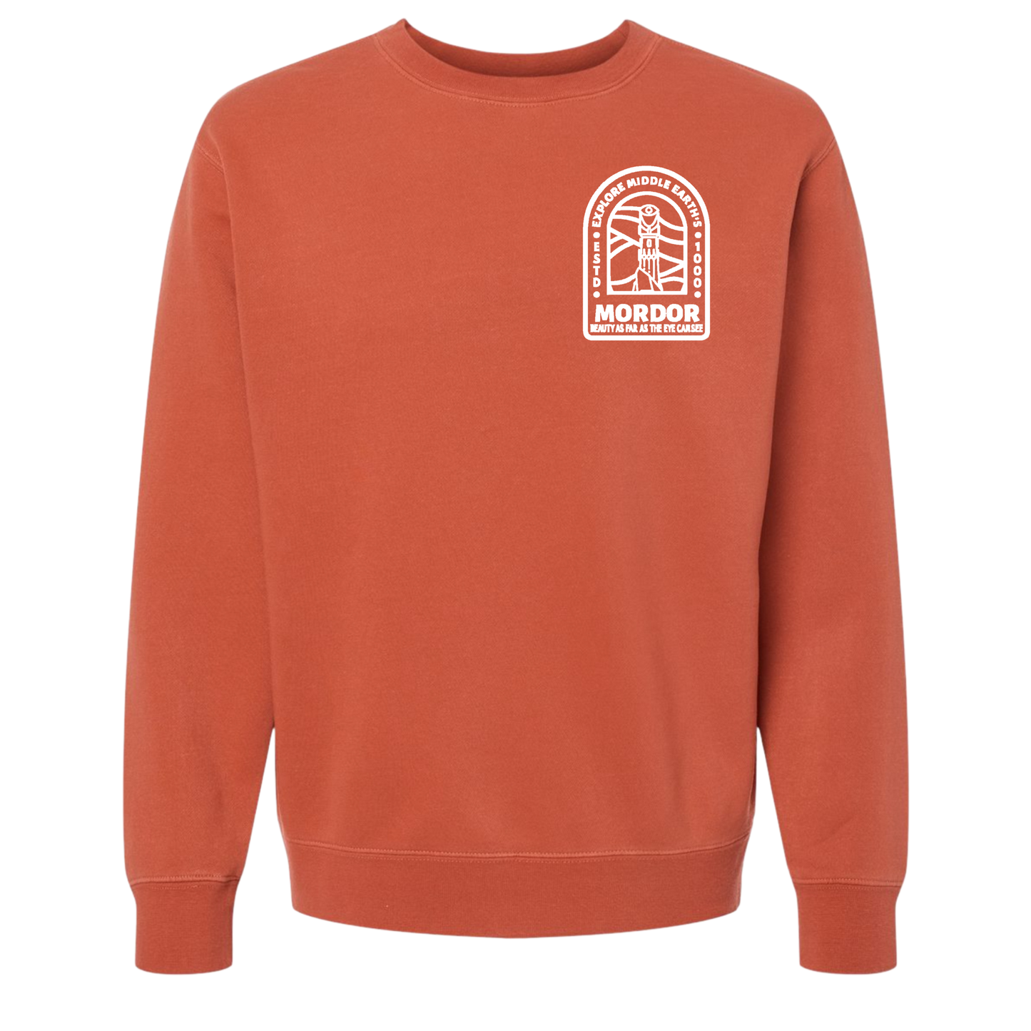 Mordor Location Crewnecks