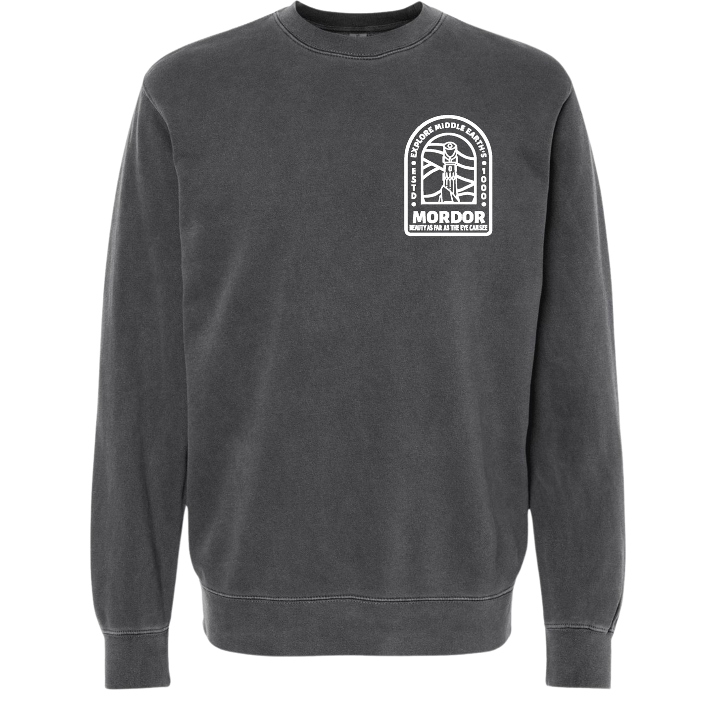 Mordor Location Crewnecks