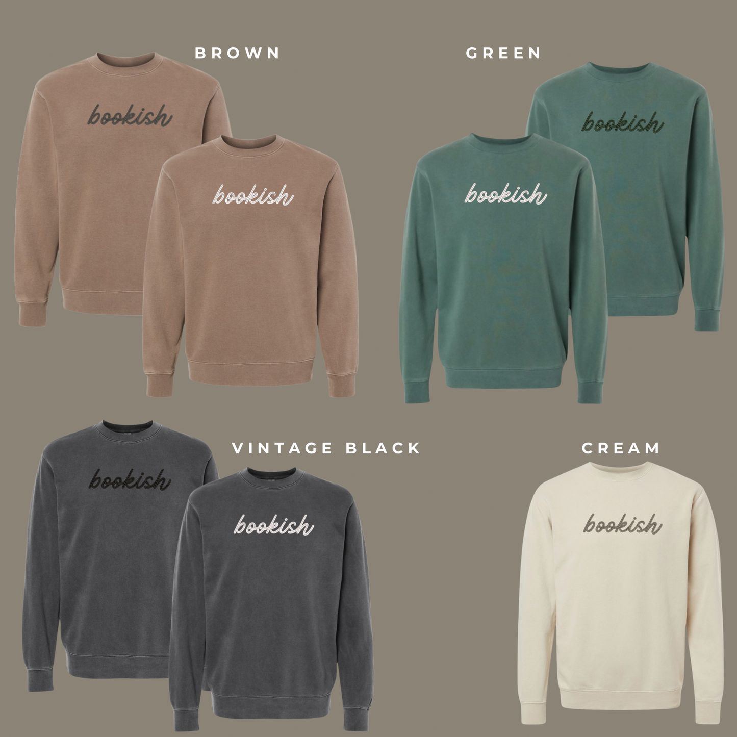 Bookish Crewnecks