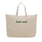 Large Canvas Tote- Book Snob