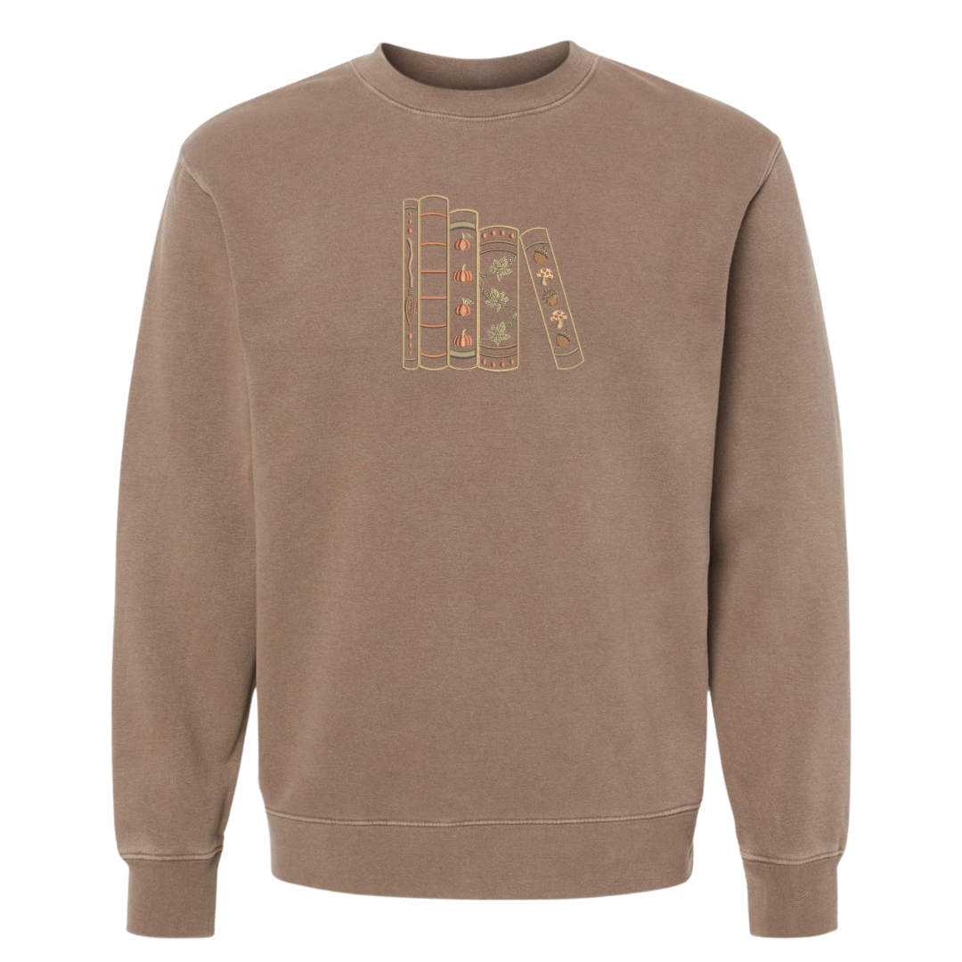 Fall Book Stack Crewneck