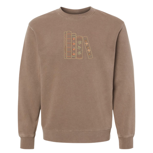 Fall Book Stack Crewneck