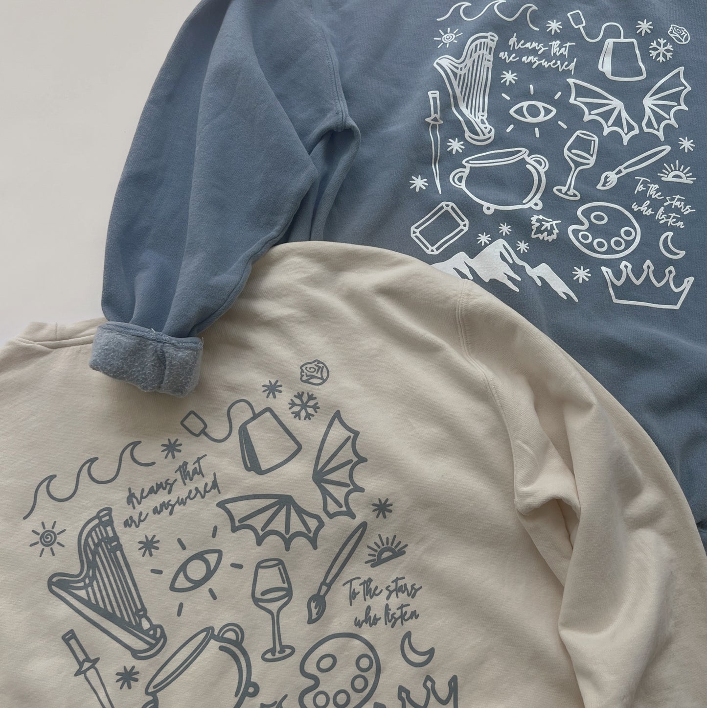 Printed ACOTAR Doodles Crewneck