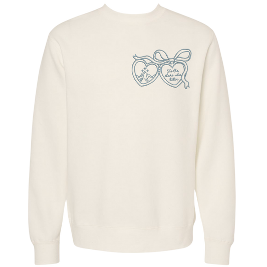 Stars who Listen Locket Crewneck