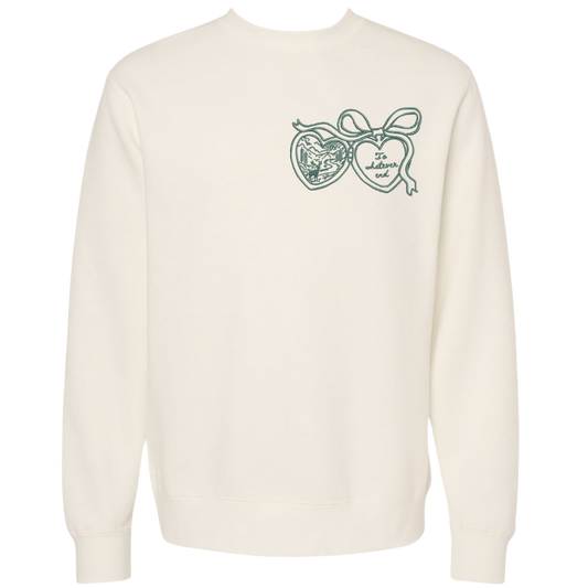 To Whatever End Locket Crewneck