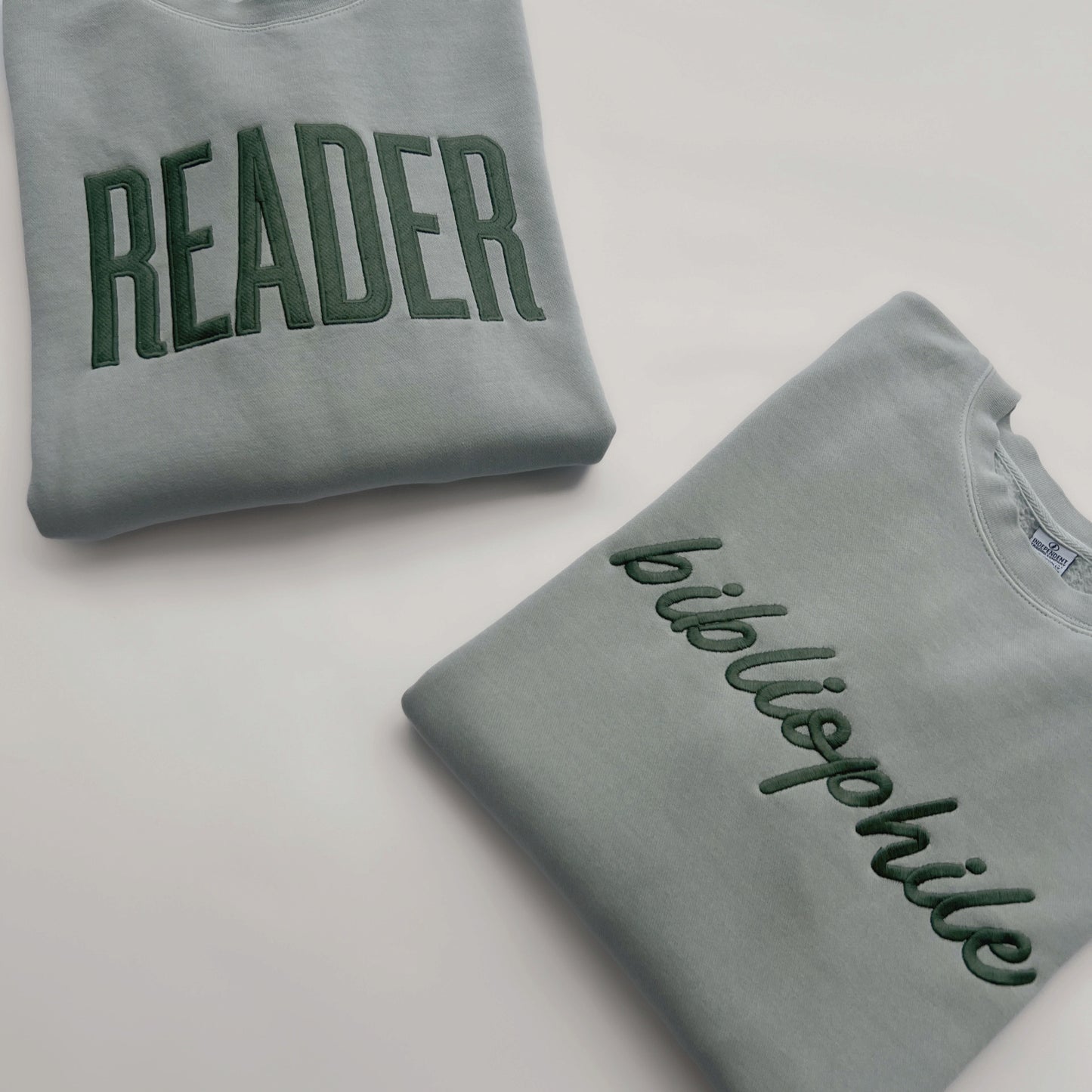 Embroidered Bibliophile Crewneck