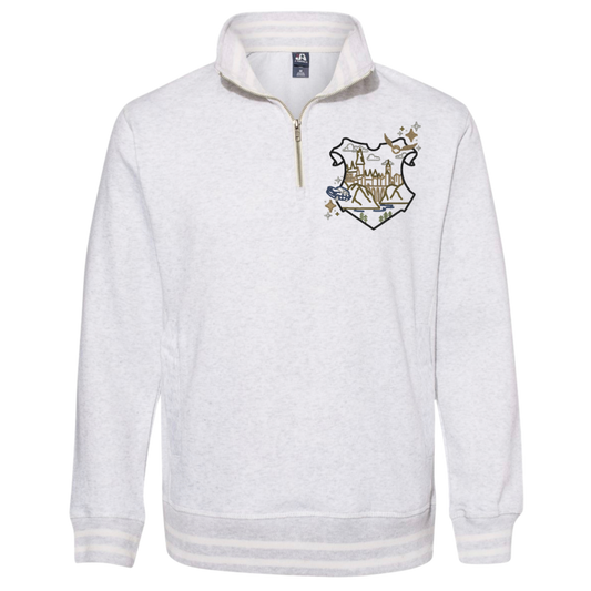 Premium Hogwarts Crest 1/4 zip