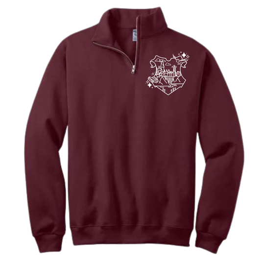 Hogwarts Crest 1/4 zip