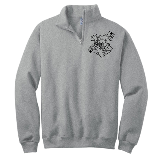 Hogwarts Crest 1/4 zip