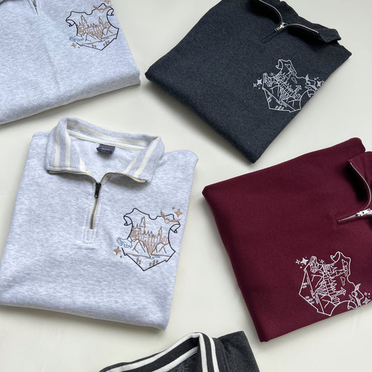 Hogwarts Crest 1/4 zip