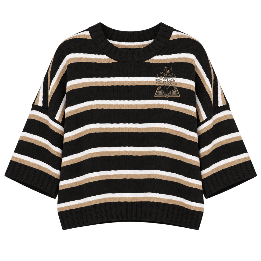 Enchanted Book Knit Top